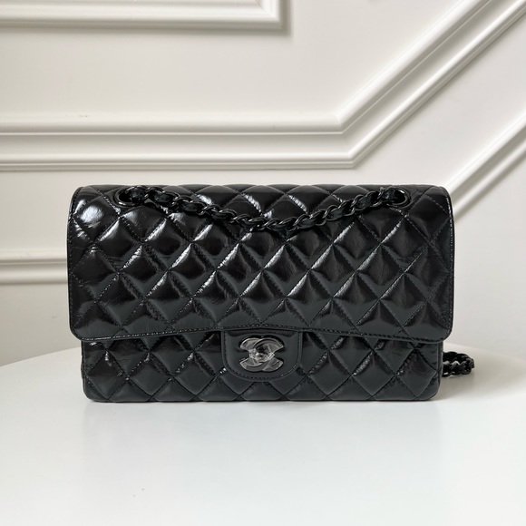 —SOLD—CHANEL M CLASSIC SO BLACK - Picture 1 of 12